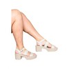 Women's Open Toe Platform Sandals - SODA - 2 of 4