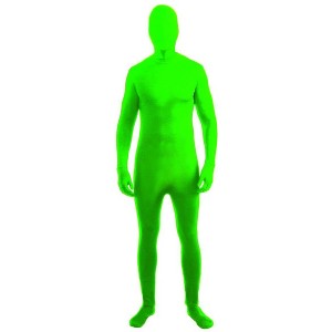 Disappearing Man Neon Green Body Suit Adult Costume - 1 of 1