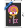 Trends International David Olenick - People Suck Framed Wall Poster Prints - 3 of 4