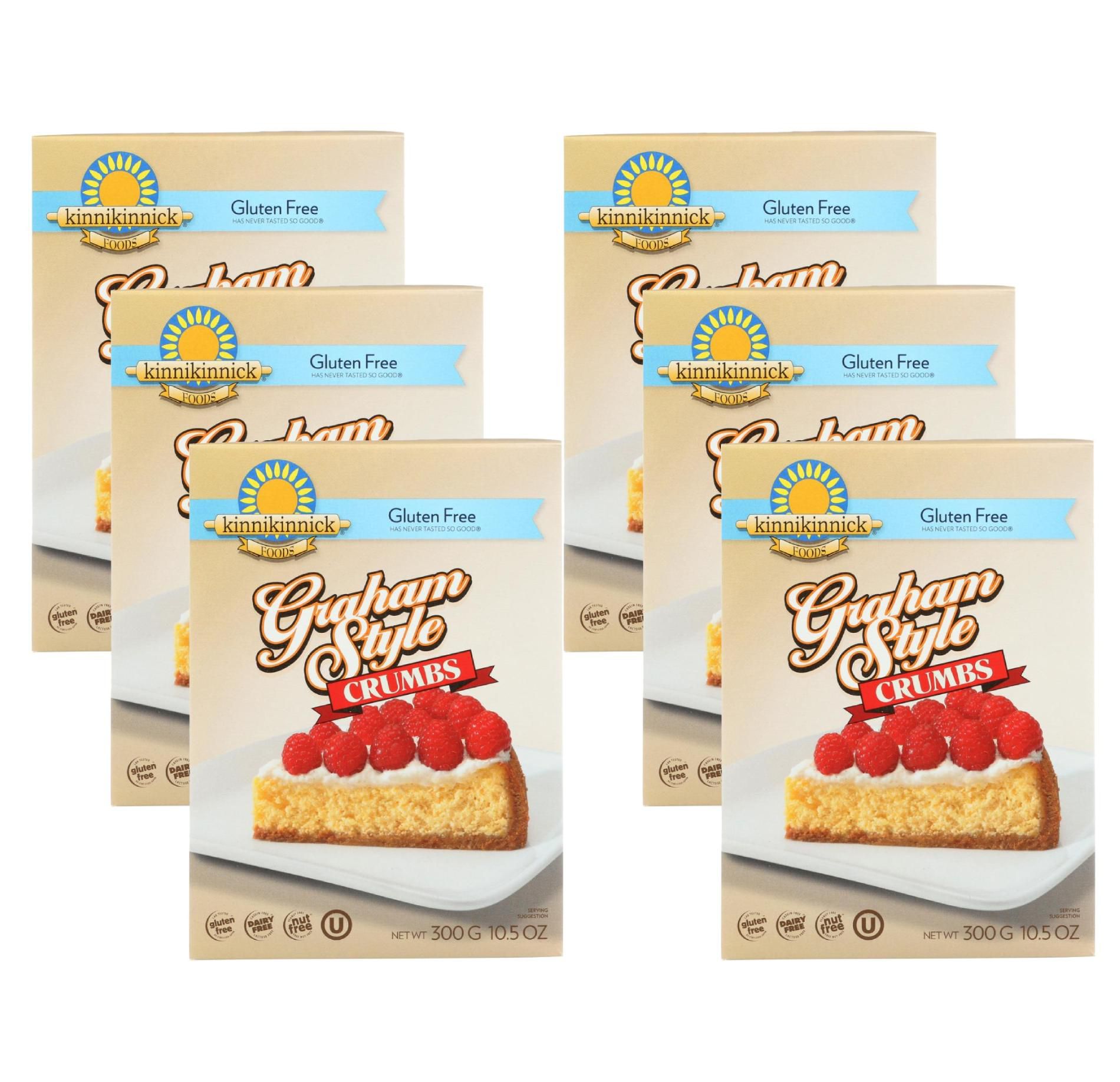 Kinnikinnick Graham Style Crumbs - Case of 6/10.5 oz