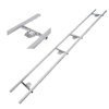 9 FT Rail Mill Guide System 3 Crossbar Kits Work with Chainsaw Mill, Aluminum Adjustable Saw Milling Rails System - 4 of 4