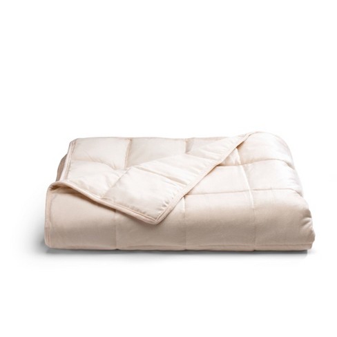 48" X 72" 18lb Weighted Blanket Ivory - Tranquility : Target