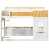 GDFStudio Rex Space-Saving Bunk Bed with Storage Shelves and Playful Window - 4 of 4