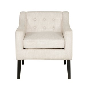 Deanna Contemporary Fabric Tufted Accent Chair - Christopher Knight Home - 1 of 4