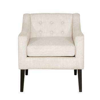 Deanna Contemporary Fabric Tufted Accent Chair - Christopher Knight Home