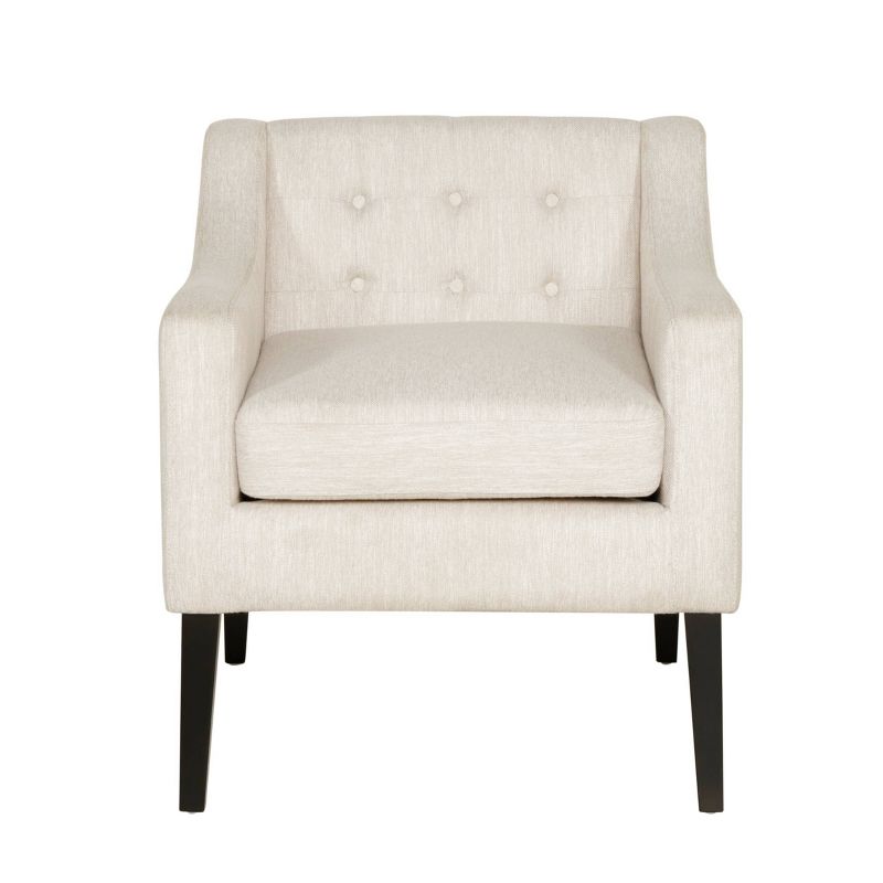 Deanna Contemporary Fabric Tufted Accent Chair - Christopher Knight Home, 1 of 11