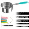 Hastings Home Stainless Steel Measuring Cups Set – 5 Pieces - 3 of 4