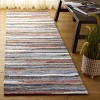 Ebony EBN778 Hand Tufted Indoor Runner Rug - Rust/Beige - 2'3"x8' - Safavieh - 2 of 4