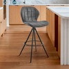30" Catalina Swivel Bar Stool in Fabric, Comfortable Design & 180¡ã Swivel, Perfect for Kitchen or Bar - 2 of 4