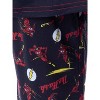 DC Boys' Classic The Flash The Crimson Comet Raglan Sleep Pajama Set Black - 4 of 4