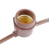 Novelty Lights Edison Outdoor String Lights with 25 In-Line Sockets Brown Wire 37.5 Feet - 2 of 4