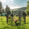 Gulches 39.27 H Tall Metal Dog Playpen Black with 8 Panels Heavy Duty for Large & Medium Breeds & Active Pets - 2 of 4