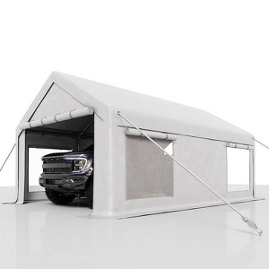 GustoWave 10x20 FT Waterproof UV-Resistant Heavy-Duty Canopy Carport - 1 of 4