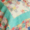 Slickblue 3PC Cotton Vermicelli-Quilted Quilt Set, Full/Queen Size with 2 Shams, 6 Design Options - 4 of 4