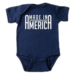 The Juniper Shop Made In America Rounded Baby Short Sleeve Bodysuit - 1 of 4