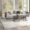 Hudson and Canal 25" Tall Arc Table Lamp with Glass Shade - 3 of 4