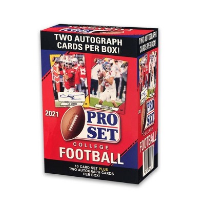 2021 Leaf College Football Pro Set Football Trading Card Blaster Box