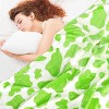 Lomsoe Green Cow Print Blanket Soft Flannel Blanket, Cozy Blanket and Throw for Adults Kids Boys Teens Gifts Warm Throw All-Season for Couch Sofa Bed - 3 of 4