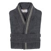 All-Season Unisex Cotton Terry Lounge Bathrobe with Embroidery by Blue Nile Mills - 2 of 4
