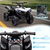 6V Kids Ride-on Toy, 4-Wheeler ATV Play Car with 1.86mph Max Speed - 3 of 4