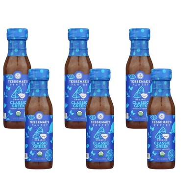 Tessemae's Classic Greek Dressing Organic  - Case of 6/10 fz