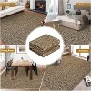 Coucheta Washable Area Rug , Modern Non-Slip Low Pile Indoor Carpet Machine Washable Soft Floor Mat for Living Room Bedroom Office,Multi-Color & Size - 4 of 4