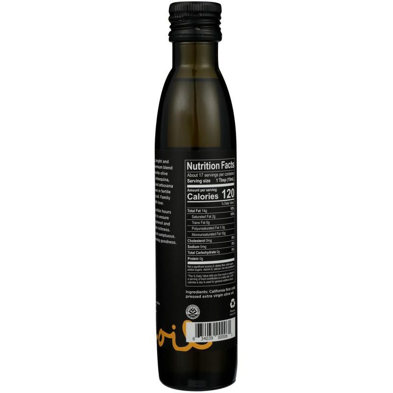 O Olive Oil California Extra Virgin Olive Oil - Case of 6/8.5 oz, 3 of 8