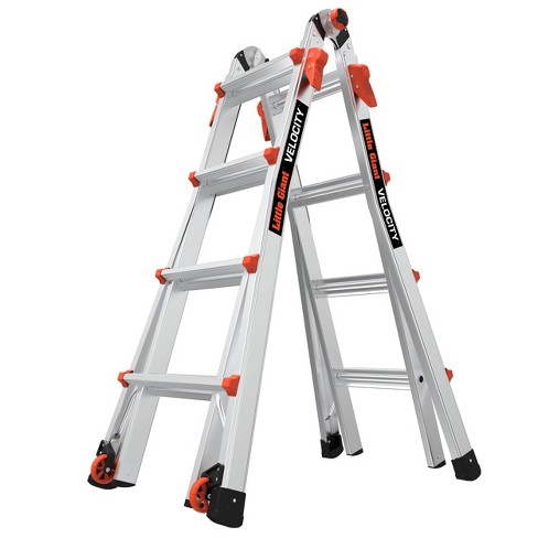 4 Aluminum, Platform 4 Step Ladder, 300 lbs Rated, Type 1A