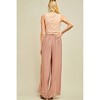Women's Solid Slit Maxi Pants - entro - 3 of 4