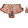 C&F Home Christmas Tree Acacia Wood Serving Board w/ Cheese Spreader 10" x 12" - 3 of 4