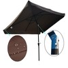 Vynxaria 10x6.5ft Rectangular Patio Umbrella - Waterproof with Crank & Tilt for Outdoor Shade - 4 of 4