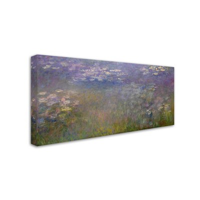 Trademark Fine Art -Monet 'Water Lillies 2' Canvas Art