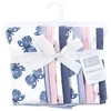 Hudson Baby Baby Girls Cotton Flannel Burp Cloths 10pk, Beautiful Butterfly, One Size - 2 of 4