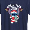 Women's - Lilo and Stitch - Christmas Crew Short Sleeve Graphic T-Shirt - 2 of 4