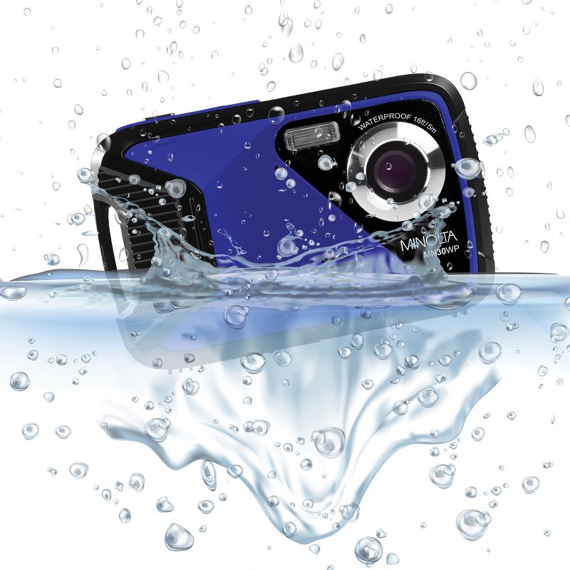 Minolta® MN30WP Waterproof 4x Digital Zoom 21 MP/1080p Digital Camera, 5 of 10