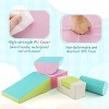 Costzon Toddler Climbing Toys, 6-Piece Climb & Crawl Foam Playset with PU Cover for Crawling, Climbing & Walking, Indoor Use for Ages 1–3 (Pink) - 2 of 4