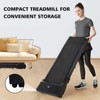 Dexmalle Walking Treadmill, Walking Pad Machine with LED Monitor and Remote Control for Home Gym,Black - 2 of 4