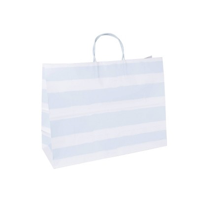 large blue gift bags