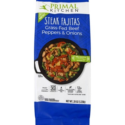 Primal Kitchen Gluten Free Frozen Steak Fajita Skillet - 20oz