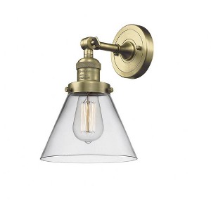 Cone - 1 Light Wall Sconce In Industrial Style-10.5 Inches Tall and 8 Inches Wide - 1 of 1