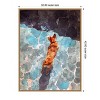 Amanti Art Dogs Life Wading by Justyna Jaszke Framed Canvas Wall Art - 3 of 4