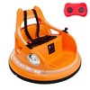 12V Bumper Car for Toddlers, Electric Toy Ride on Battery Car with Kids W/Parent Remote Control, 2-Speed, 360 Degree Spin, Music & LED Lights - 3 of 4