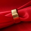 8mm Wedding Band Ring Womens Mens Black Stainless Steel Ginger Lyne Collection - 4 of 4