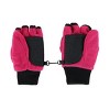 Iceberg Polar Wear Kid's 4-7 Winter Fleece Convertible Fingerless Glove to Mitten - 2 of 4