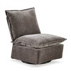 Detachable Off Chenille 360° Swivel Rocking Single Sofa Chair, Comfortable Lounge Accent Chair for Living Room - 4 of 4