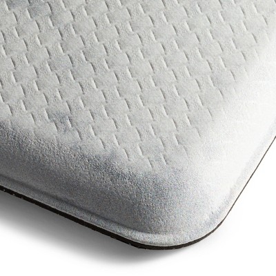 Home Sweet Home Grey Buffalo Check Anti-Fatigue Kitchen Mat