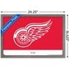 Trends International NHL Detroit Red Wings - Logo 21 Framed Wall Poster Prints - image 3 of 4