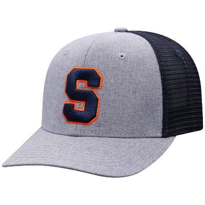 NCAA Syracuse Orange Men's Gray Chambray with Hard Mesh Snapback Hat