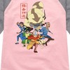 Girls' - Avatar: The Last Airbender - Aang Group Shirt Tail Raglan Graphic T-shirt - 2 of 4