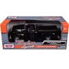 1955 Chevrolet 5100 Stepside Pickup Truck Black 1/24 Diecast Car Model by Motormax - 3 of 3